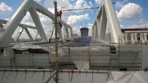 Constructie nieuwe Botlekbrug