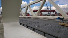 Constructie nieuwe Botlekbrug