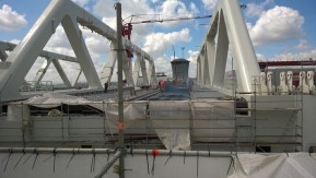 Constructie nieuwe Botlekbrug